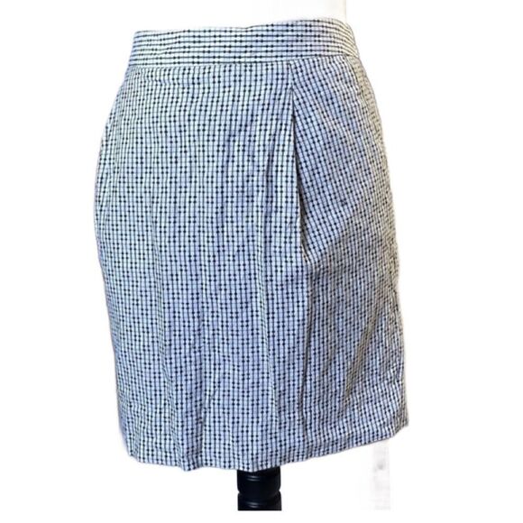 GAP Black and White Designed Pencil Skirt with Pockets (Size: 6) - Picture 1 of 13